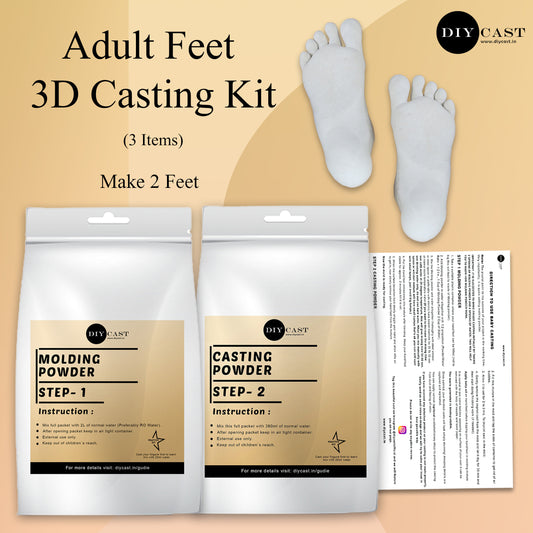 Adult Feet casting kit  (Both Leg) | DIYCast